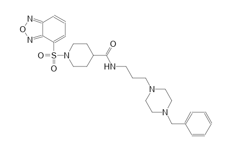 1-(2,1,3-benzoxadiazol-4-ylsulfonyl)-N-[3-(4-benzyl-1-piperazinyl)propyl]-4-piperidinecarboxamide
