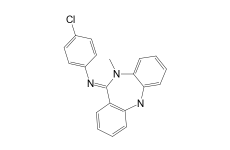 10-N-METHYL-11-[(p-CHLORO)-ANILINO]-5H-DIBENZO-[B,E]-[1,4]-DIAZEPINE