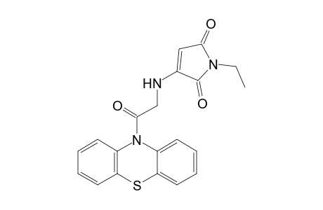1-Ethyl-3-(2-oxo-2-phenothiazin-10-yl-ethylamino)-pyrrole-2,5-dione