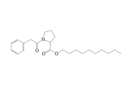 L-Proline, N-(phenylacetyl)-, decyl ester