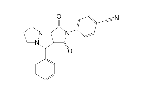 4-(1,3-dioxo-9-phenylhexahydro-5H-pyrazolo[1,2-a]pyrrolo[3,4-c]pyrazol-2(1H)-yl)benzonitrile