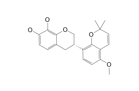 SEDANON_D;(S)-3-(5-METHOXY-2,2-DIMETHYL-2-H-CHROMEN-8-YL)-CHROMAN-7,8-DIOL