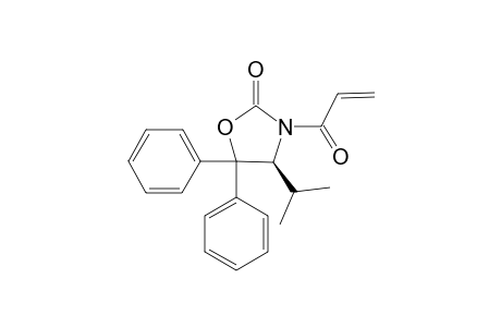 (S)-4-(1-Methylethyl)-5,5-diphenyl-3-[prop-2-enoyl]oxazolidin-2-one