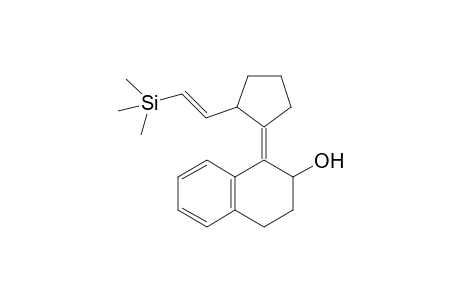 trans-2-[2-(Trimethylsilyl)ethenyl]-1-(2-hydroxy-1,2,3,4-tetrahydronaphth-1-ylidene)cyclopentane