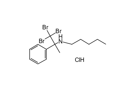 alpha-METHYL-N-PENTYL-alpha-(TRIBROMOMETHYL)BENZYLAMINE, HYDROCHLORIDE