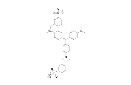 Methylium, bis[4-[methyl[(3-sulfophenyl)methyl]amino]phenyl][4-(dimethylamino)phenyl]-, monosodium salt
