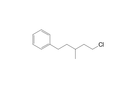 Benzene, (5-chloro-3-methylpentyl)-