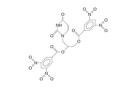 1-(2,3-Bis-<3,5-dinitrobenzoyloxy>-propyl)-uracil