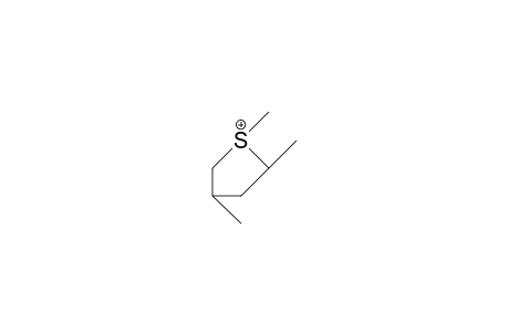 1,cis-2,cis-4-Trimethyl-tetrahydrothiophenium cation