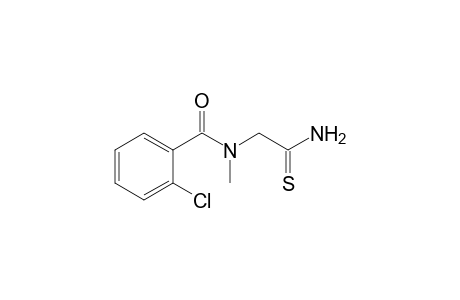 N-(2-amino-2-sulfanylideneethyl)-2-chloro-N-methylbenzamide