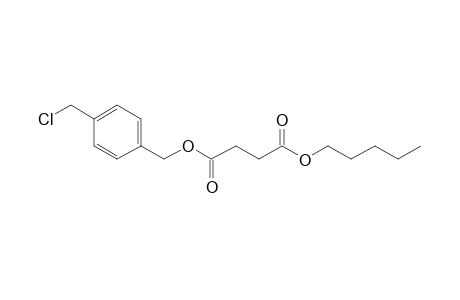 Succinic acid, 4-(chloromethyl)benzyl pentyl ester