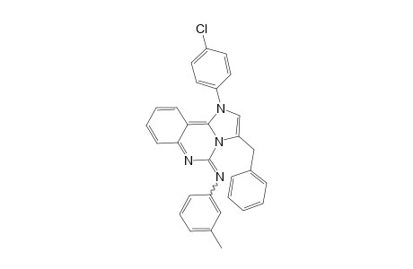 N-(3-Benzyl-1-(4-chlorophenyl)imidazo[1,2-c]quinazolin-5(1H)-ylidene)-3-methylaniline