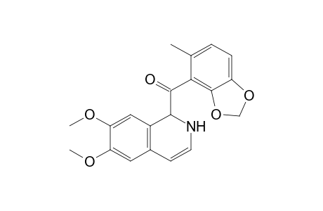 1-(2-Methyl-5,6-methylenedioxybenzoyl)-6,7-dimethoxydihydroisoquinoline