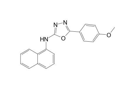 5-(4-Methoxyphenyl)-N-(naphthalen-1-yl)-1,3,4-oxadiazol-2-amine