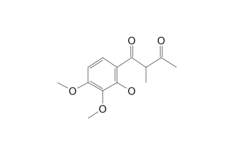 1-(2-Hydroxy-3,4-dimethoxyphenyl)-2-methylbutane-1,3-dione