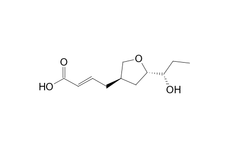 (E)-4-[(3R,5S)-5-[(1S)-1-hydroxypropyl]-3-oxolanyl]-2-butenoic acid