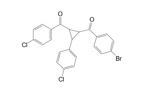 1-(p-bromobenzoyl)-2-(p-chlorobenzoyl)-3-(p-chlorophenyl)cyclopropane