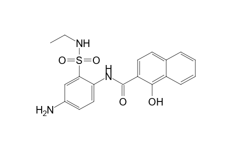 2-Naphthalenecarboxamide, N-[4-amino-2-[(ethylamino)sulfonyl]phenyl]-1-hydroxy-