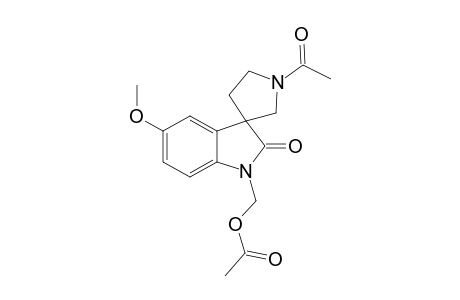 N'-Acetyl-N'-demethyl-N-(acetoxymethyl)horsfiline
