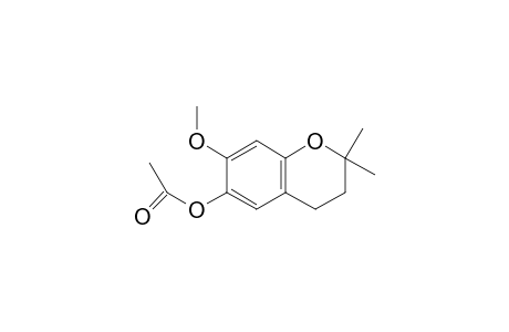 acetic acid (7-methoxy-2,2-dimethyl-chroman-6-yl) ester