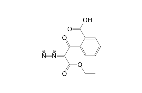 Benzenepropanoic acid, 2-carboxy-.alpha.-diazo-.beta.-oxo-, .alpha.-ethyl ester