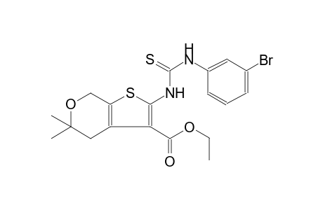 ethyl 2-{[(3-bromoanilino)carbothioyl]amino}-5,5-dimethyl-4,7-dihydro-5H-thieno[2,3-c]pyran-3-carboxylate