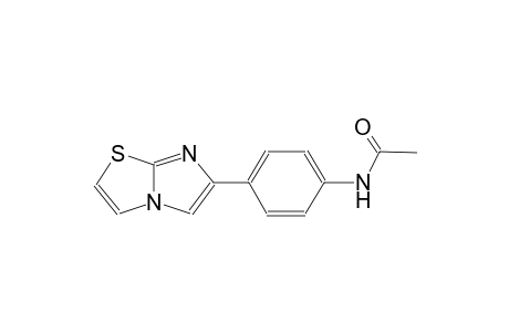 acetamide, N-(4-imidazo[2,1-b]thiazol-6-ylphenyl)-