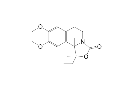 1-Ethyl-8,9-dimethoxy-1,10b-dimethyl-1,5,6,10b-tetrahydro-oxazolo[4,3-a]isoquinolin-3-one