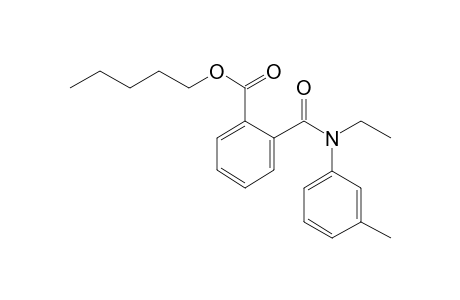 Phthalic acid, monoamide, N-ethyl-N-(3-methylphenyl)-, pentyl ester
