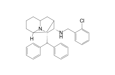 ((9S,10S)-9-Benzhydryl-8-aza-tricyclo[5.3.1.0*3,8*]undec-10-yl)-(2-chloro-benzyl)-amine