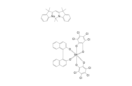 #[2B]-[5]-SALT;BIS-(1,3,3-TRIMETHYLINDOLINE-2-YL)-MONOMETHINIUM-BIS-(TETRACHLOROBENZENEDIOLATO)-MONO-([1,1']-BINAPHTHALENYL-2,2'-DIOLATO)-PHOSPHATE-(V)