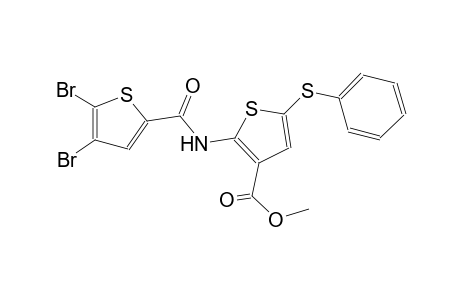 methyl 2-{[(4,5-dibromo-2-thienyl)carbonyl]amino}-5-(phenylsulfanyl)-3-thiophenecarboxylate