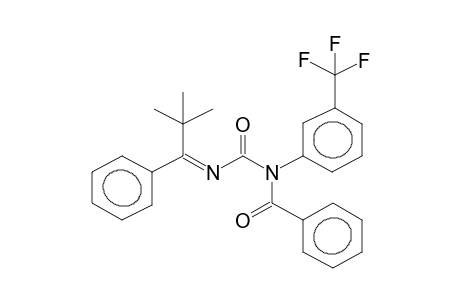 N-(1-PHENYL-2,2-DIMETHYLPROPYLIDEN)-N'-(3-TRIFLUOROMETHYLPHENYL)-N'-BENZYLUREA