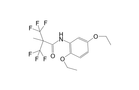 N-(2,5-diethoxyphenyl)-3,3,3-trifluoro-2-methyl-2-(trifluoromethyl)propanamide