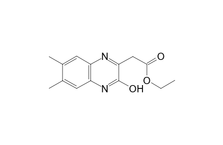Ethyl (3-hydroxy-6,7-dimethyl-2-quinoxalinyl)acetate