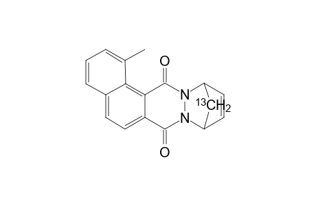 1-methyl-[14-(13)C]-9,12-methanobenzo[h]pyridazino[1,2-b]phthalazine-7,14-dione