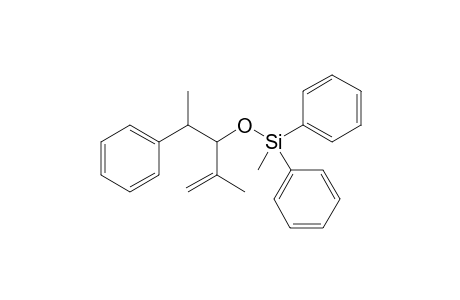 1-(1-Phenylethyl)-1-(diphenylmethylsilyloxy)-2-methylprop-2-ene