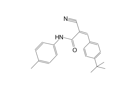 (2Z)-3-(4-tert-butylphenyl)-2-cyano-N-(4-methylphenyl)-2-propenamide