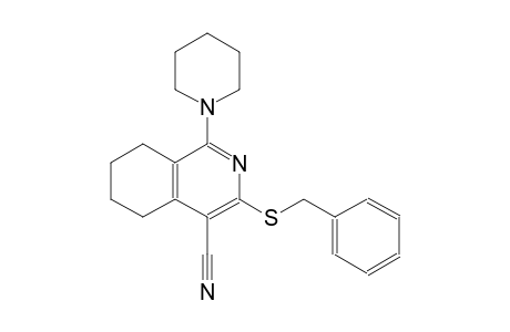 4-isoquinolinecarbonitrile, 5,6,7,8-tetrahydro-3-[(phenylmethyl)thio]-1-(1-piperidinyl)-