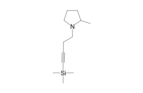 2-Methyl-1-(4-(trimethylsilyl)-3-butynyl)pyrrolizidine