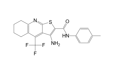 3-amino-N-(4-methylphenyl)-4-(trifluoromethyl)-5,6,7,8-tetrahydrothieno[2,3-b]quinoline-2-carboxamide