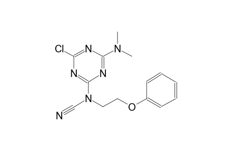 4-Chloro-6-(dimethylamino)-1,3,5-triazin-2-yl(2-phenoxyethyl)cyanamide