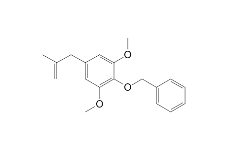 3-(4-benzyloxy-3,5-dimethoxyphenyl)-2-methylpropene