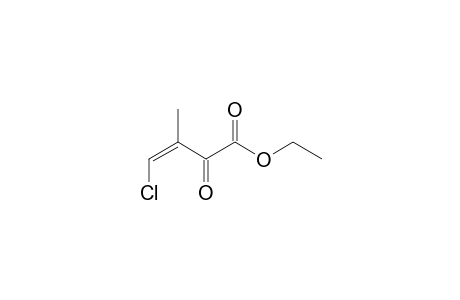 Ethyl (Z)-4-chloro-2-oxo-3-methyl-3-butenoate