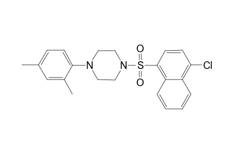 1-(4-Chloranylnaphthalen-1-yl)sulfonyl-4-(2,4-dimethylphenyl)piperazine