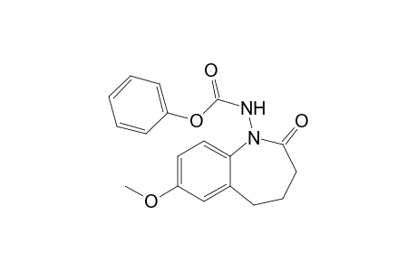 N-(2-keto-7-methoxy-4,5-dihydro-3H-1-benzazepin-1-yl)carbamic acid phenyl ester