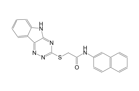 acetamide, N-(2-naphthalenyl)-2-(5H-[1,2,4]triazino[5,6-b]indol-3-ylthio)-