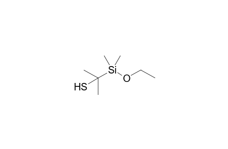 1-[dimethyl(ethoxy)silyl]-1-methyl(ethane)thiol