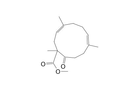 Methyl 1,4,8-trimethyl-11-oxocycloundeca-3,7-diene-1-carboxylate