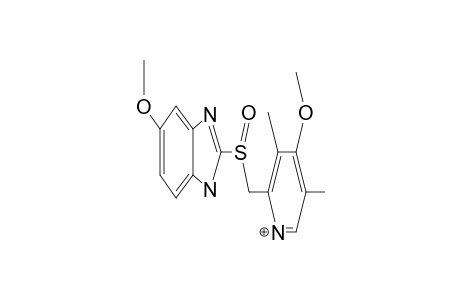 6-methoxy-2-[(4-methoxy-3,5-dimethylpyridin-1-ium-2-yl)methylsulfinyl]-1H-benzimidazole